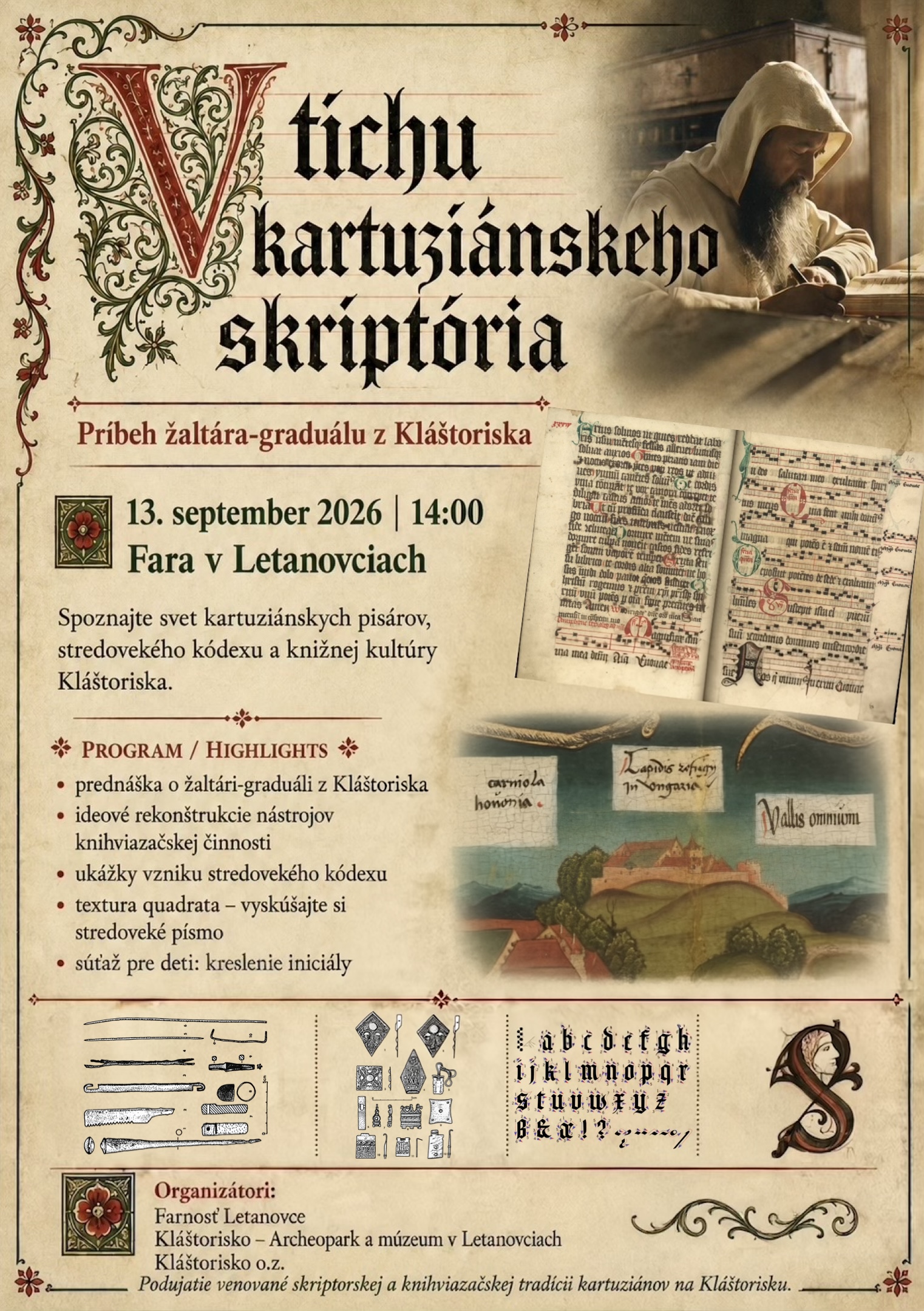 v tichu kartuzianskeho skriptara 2026